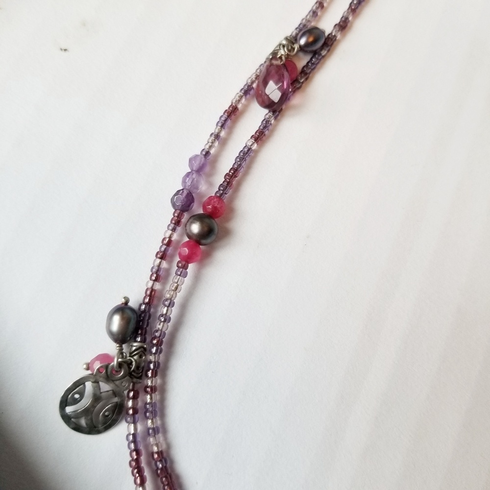 Silpada Blush wine Necklace - Picture 4 of 4
